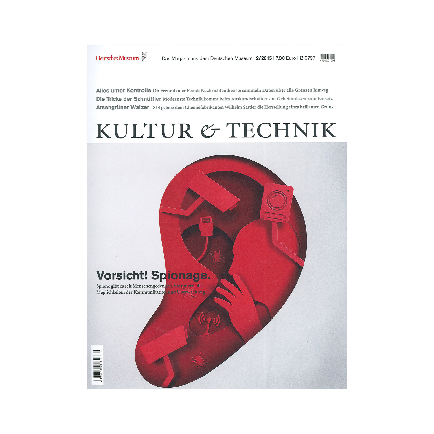 Kultur & Technik 02-2015  Vorsicht! Spionage.