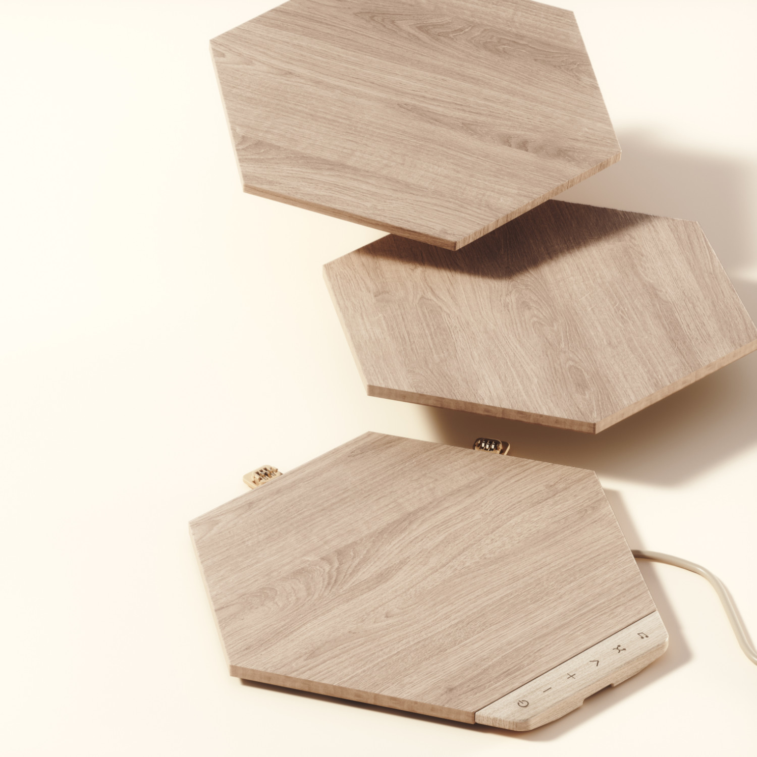 Nanoleaf Elements Wood Look Hexagons Starter Kit
