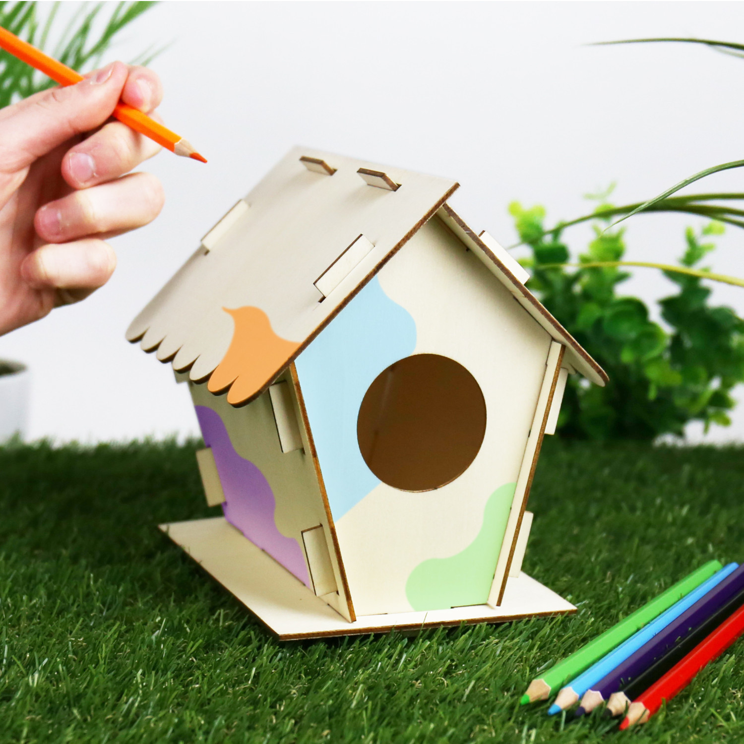 DIY Naturhäuser Vogelhaus