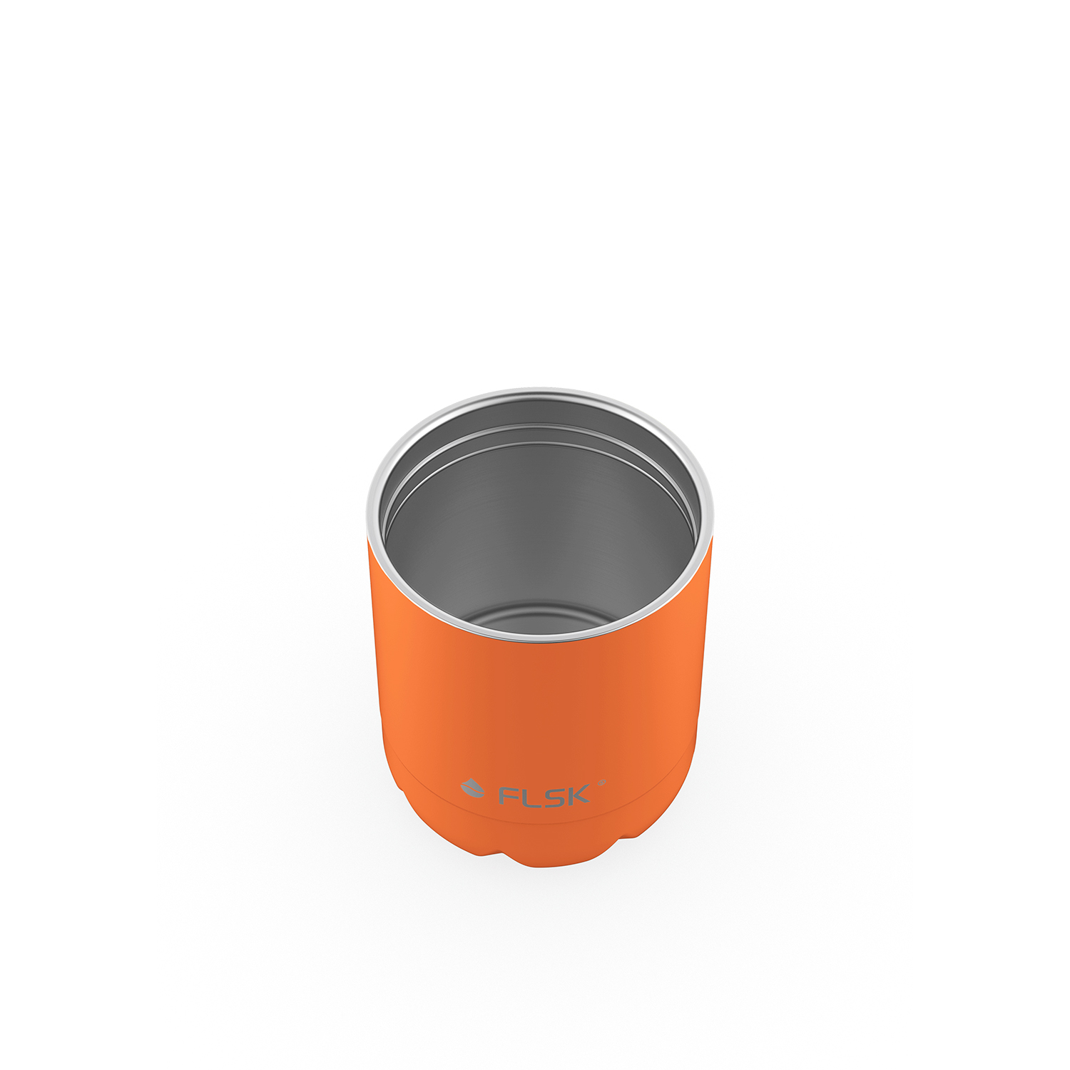 FLSK Trinkflasche mit Becher 700ml trail orange