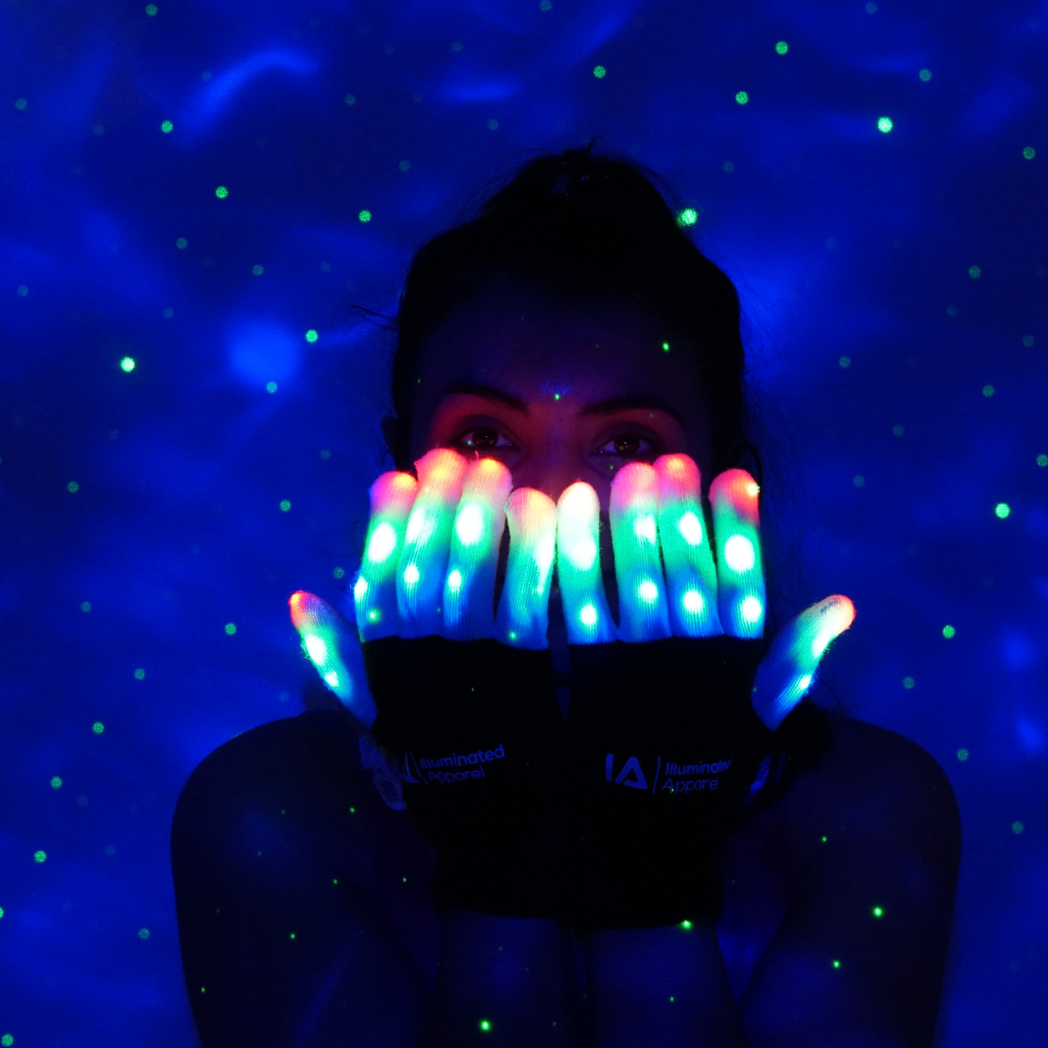 LED Light Up Gloves Small 8-12 Years