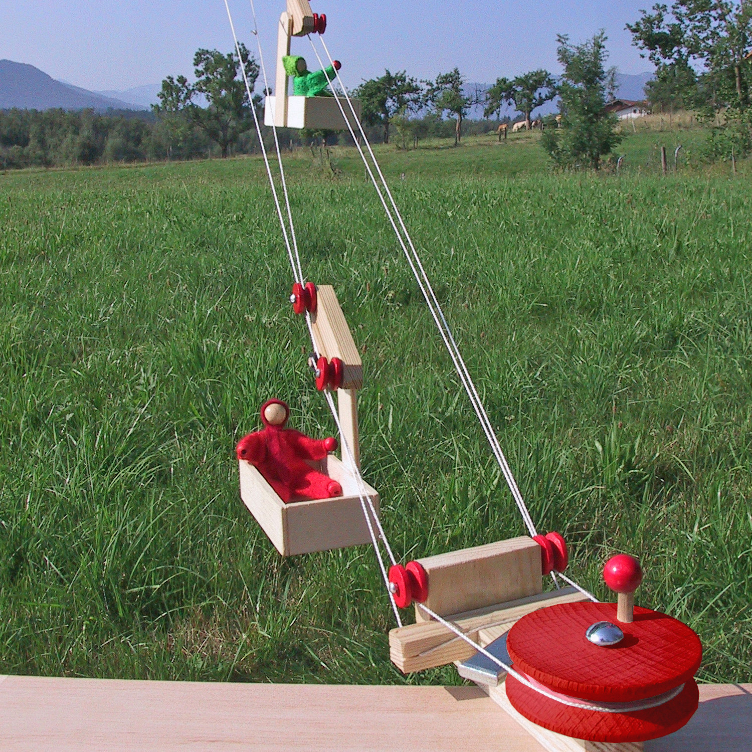 Bausatz Mini-Seilbahn