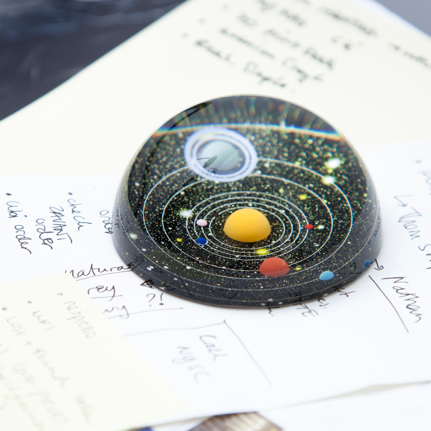 Paperweight Solar System 