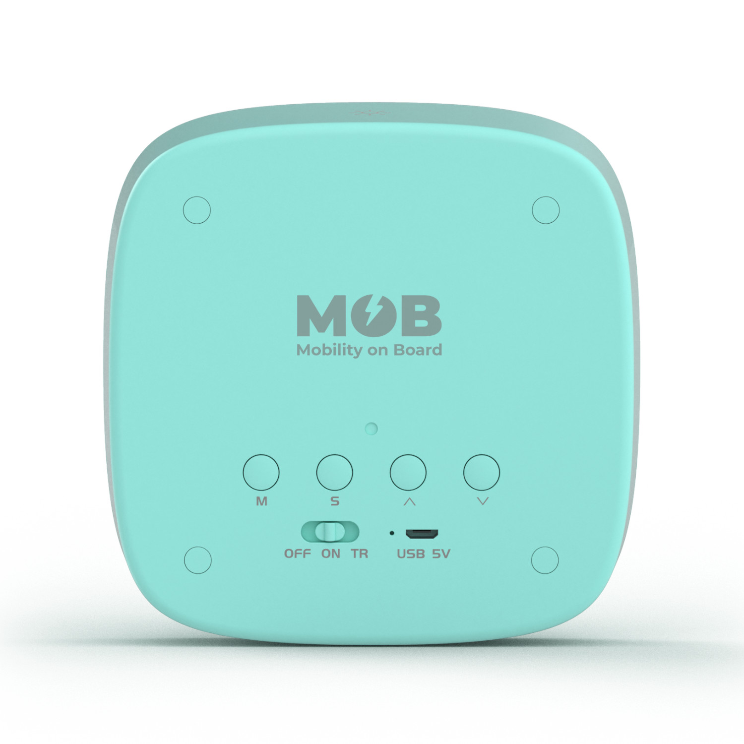 BILLY CLOCK AND LIGHT - TURQUOISE